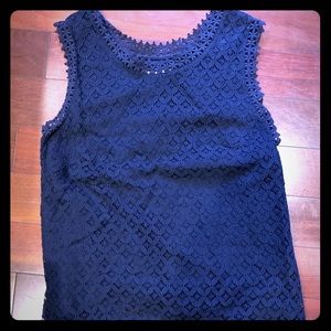 Merona sleeveless lace top